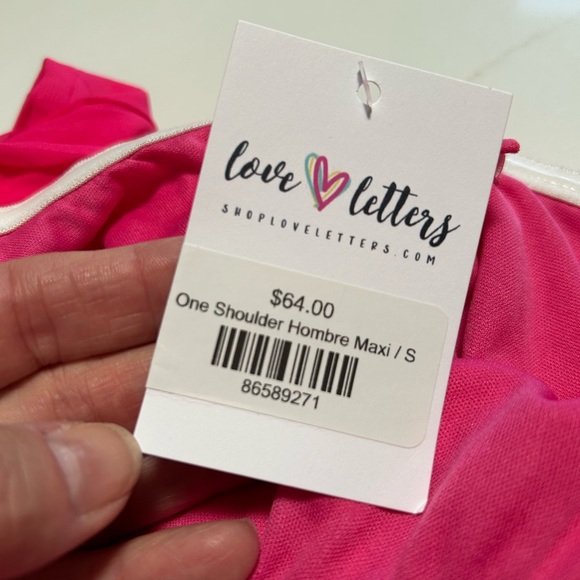 Flying Tomato Vibrant Pink and Orange One-Shoulder Dress - Picture 4 of 6